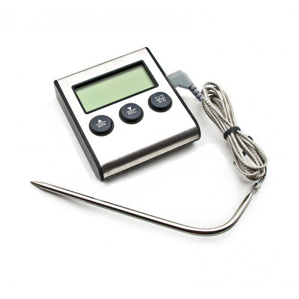 BNJ-24 Dijital Alarmlı Saplamalı Termometre Zamanlayıcı - Resim 2