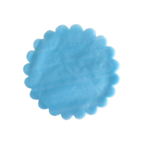Düz Organze Hazır Kesilmiş Tül 26 CM (100 Adet)  Mavi