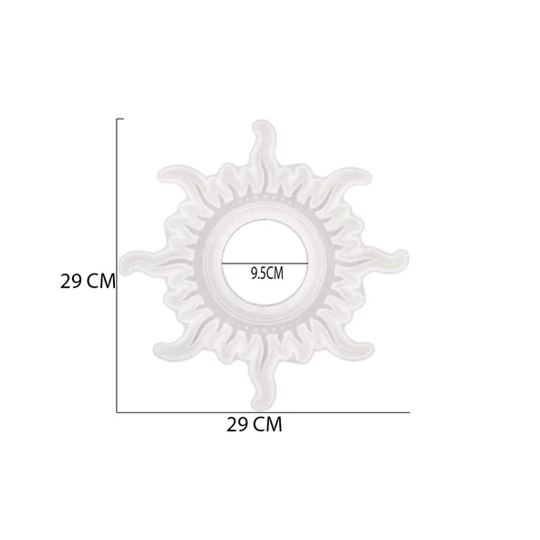 Epoksi Silikon Kalıp Dekoratif Eğlenceli Güneş Kalıbı 29 CM - 3