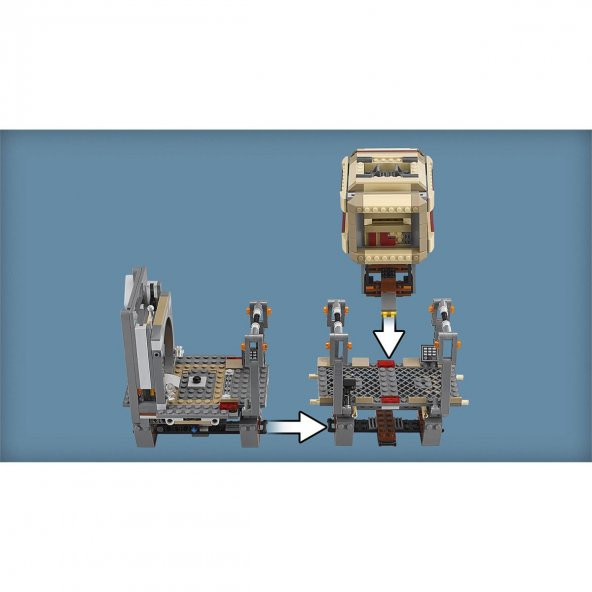 Orjinal Lego Star Wars Kargo Uçağından Kaçış Rathtar Escape Lego Star Wars Serisi 75180 - 4