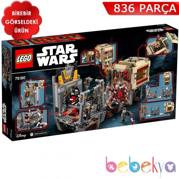 Orjinal Lego Star Wars Kargo Uçağından Kaçış Rathtar Escape Lego Star Wars Serisi 75180 - 8