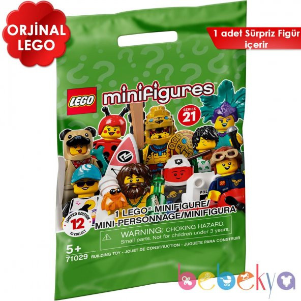 Orjinal Lego Limited Edition Mini Figür Seri 21 Lego Minifigures Seri 21 71029