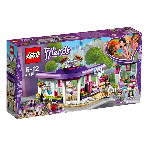 Orjinal Lego 41336 Lego Friends Emma'nın Sanat Kafe'si 378 Parçalı Lego Seti