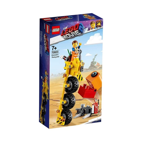 Orjinal Lego 70823 LEGO Movie 2 Emmet'in Motosikleti Lego 2 Filmi Legoları