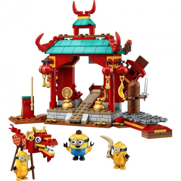 Orjinal Lego Minions Minyonlar Kung Fu Dövüşü Orjinal Lego Minions 75550 - 2