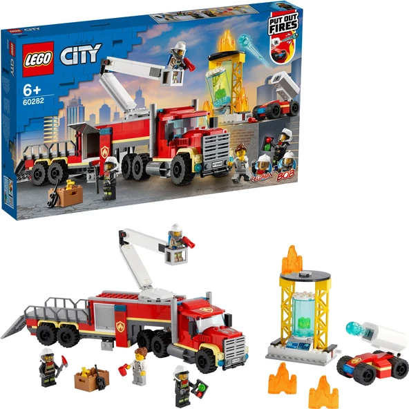 Orjinal Lego City İtfaiye Komuta Birimi Merkezi Orjinal Lego City 60282