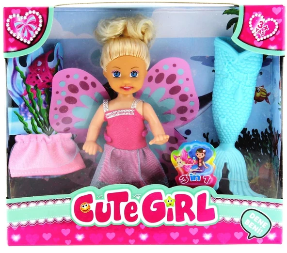 Cute Girl Mini Bebek Denizkızı Seti