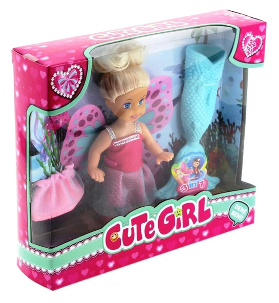 Cute Girl Mini Bebek Denizkızı Seti - 2