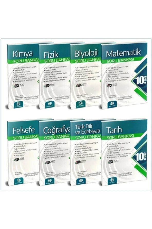 Bilgi Sarmal 10. Sınıf Soru Bankası Seti Tam Set Yeni 2022 ürün görseli 1