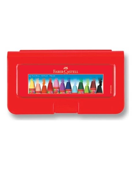Faber Castell Plastik Kutulu Pastel Boya 12 Renk