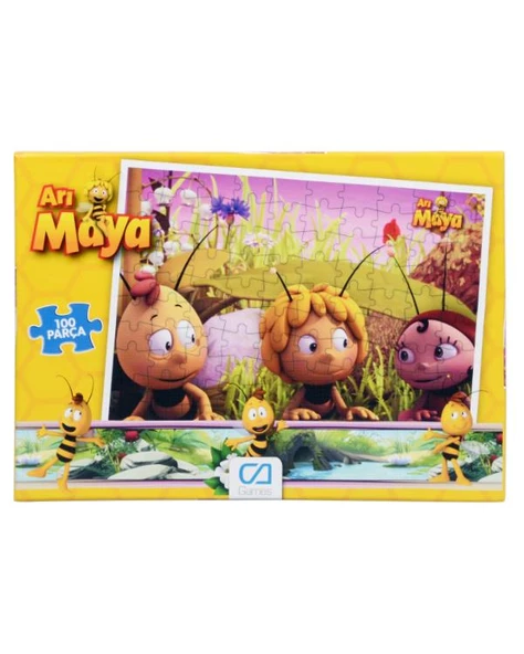 Wissper ve Arı Maya 100 Parça Puzzle 2li Set - 3