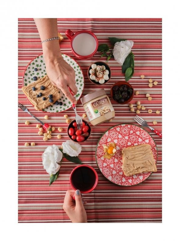 Gürsoy Sütlü Fındık Kreması Cam Kavanoz 400 G - 2