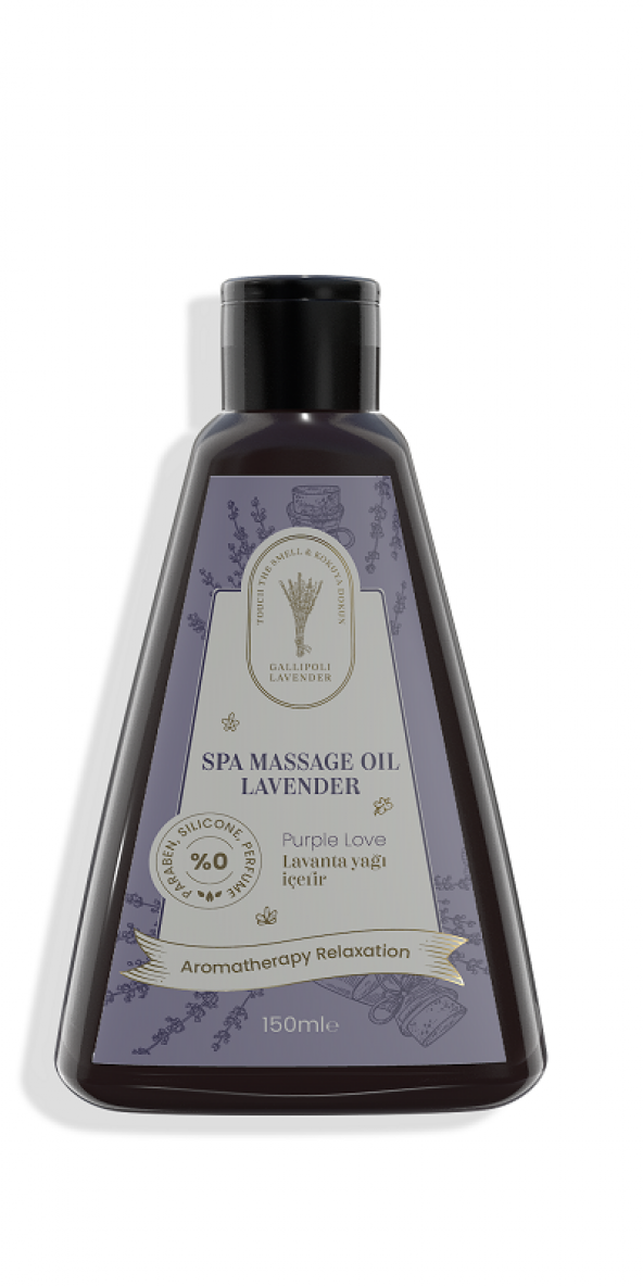 Gallipoli Lavender Lavanta Yağlı Erotik Masaj Yağı 150 ml - 4