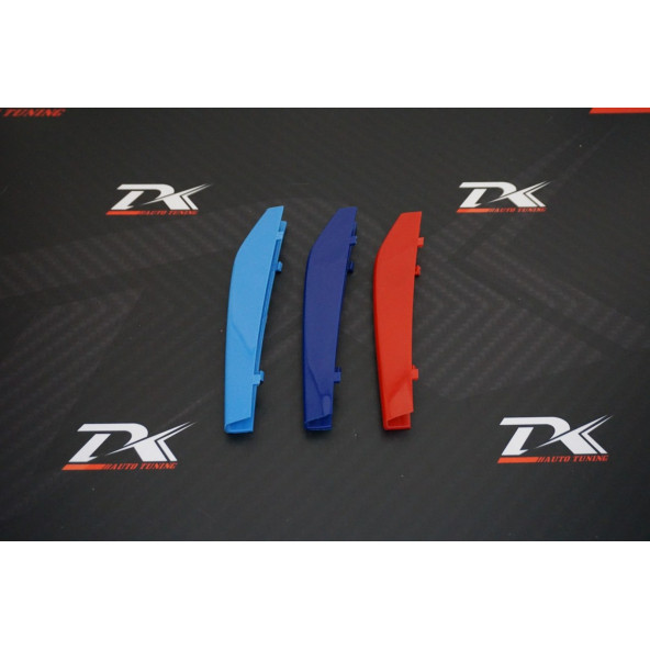 BMW G30 5 Series 18-20 Modeller M Böbrek Panjur Şeridi - Resim 2