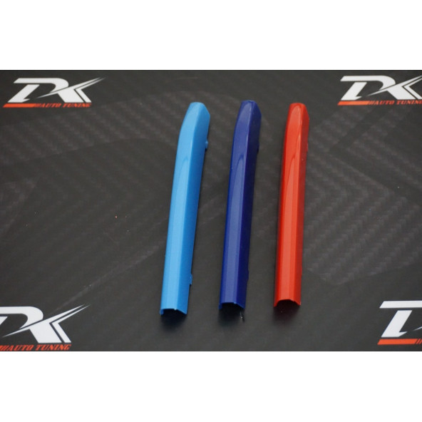 BMW G30 5 Series 18-20 Modeller M Böbrek Panjur Şeridi - Resim 5