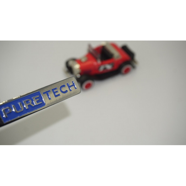 Peugeot 208 508 PureTech Krom Metal 3M 3D Bagaj Logo Amblem Orjinal ürün