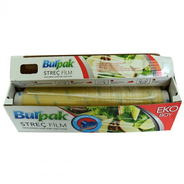 Burpak Streç Film 30 Cm Eko Boy Kayar Bıçak Hediyeli - 5