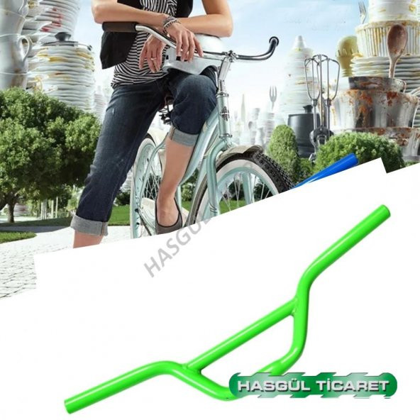 Hsgl Bisiklet Yeşil Sehir Yol Çocuk Bisiklet Atkılı Gidon - 6
