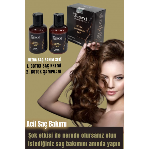 Profesyonel Botox Acil Saç Bakımı / Şok Terapi Ultra Saç Bakım Seti Pratik Uygulama - 3