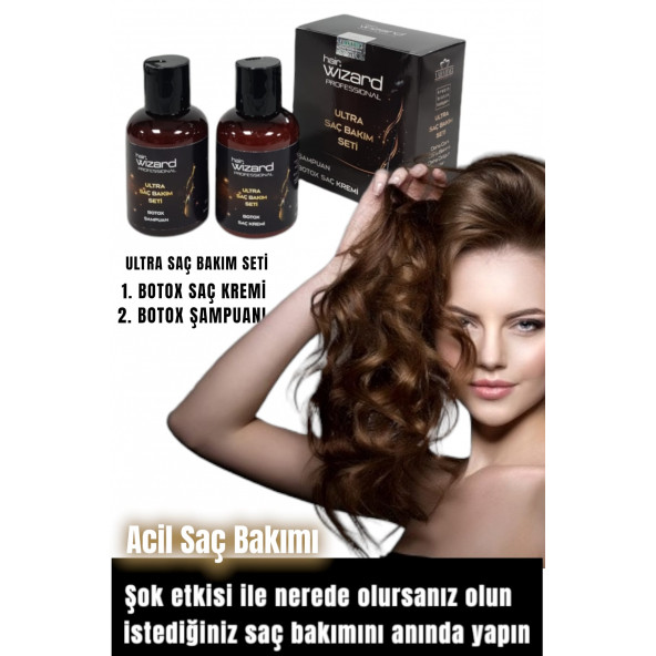Profesyonel Botox Acil Saç Bakımı / Şok Terapi Ultra Saç Bakım Seti Pratik Uygulama - 6