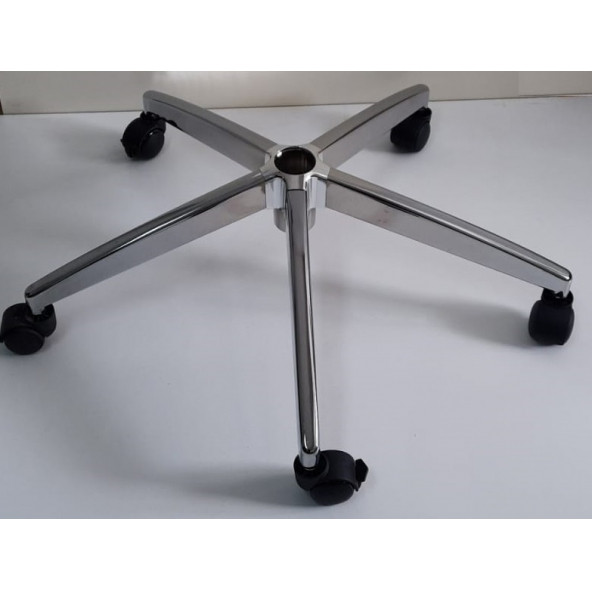 Oyun Koltuğu Krom Yıldız Ayağı Çap 70 cm 150 kg Tekerlekli - Resim 2