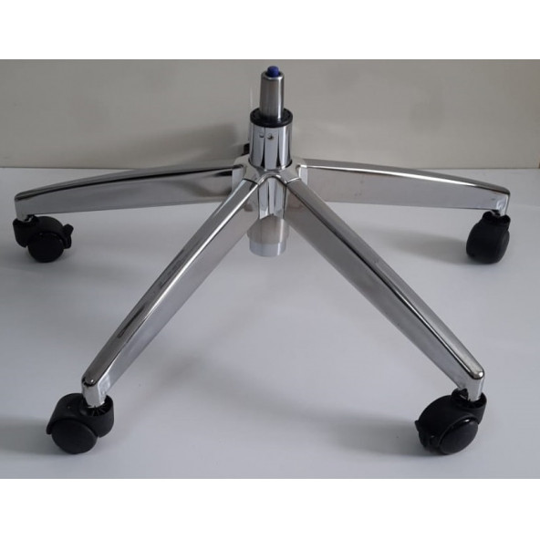 Oyuncu Koltuğu Yıldız Ayağı Krom Pistonlu Çap 70 cm - 3