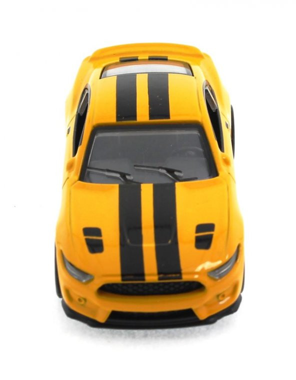 Die Cast Çek Bırak Metal Sarı Spor Araba - 2