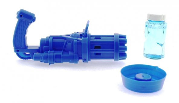 Pilli Mavi Köpük Balon Tabancası - 2