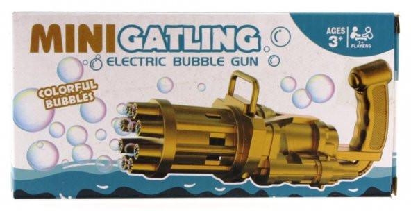 Pilli Sarı Köpük Balon Tabancası - 3