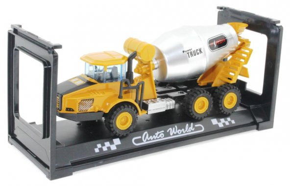Die Cast Mini İnşaat Aracı Mikser - 4