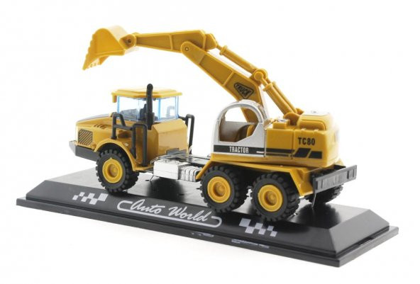 Die Cast Mini İnşaat Aracı Kepçe - 4
