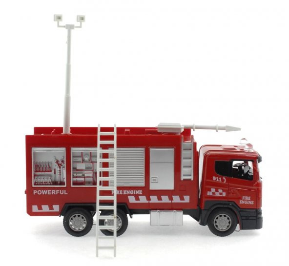 Die Cast Sürtmeli Söndürücü İtfaiye Aracı - 3