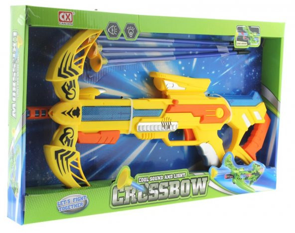 Sesli ve Işıklı Mekanik Ok Atan Tabanca - 2