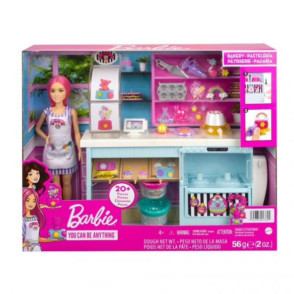 HGB73 Barbie Pasta Dükkanı Oyun Seti