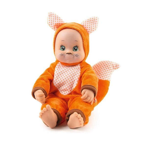 7600210121 Minikiss Hayvan Kıyafetli Bebek 30 cm - 4