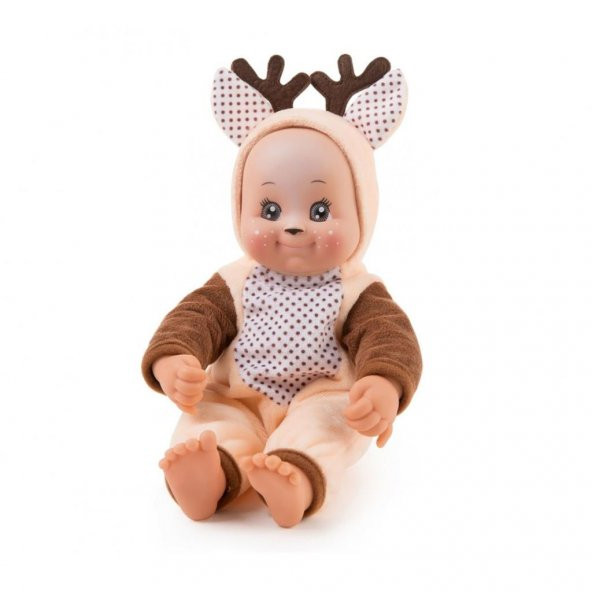 7600210121 Minikiss Hayvan Kıyafetli Bebek 30 cm - 5