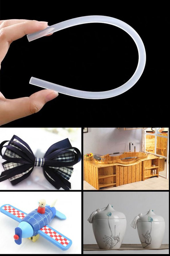 7mm ince  mum Silikon Çubuk Sıcak Silikon Taiwan Mumu 1 KG