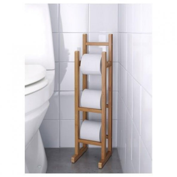 Yedek Tuvalet Kağıtlığı Bambu Meridynedukkan  IKEA - 3
