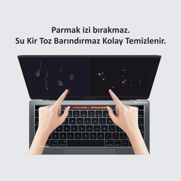 Ekran Koruyucu Macbook Pro 16 inç M4-M2-M3-M1 Parlak Anti Scratch (TouchID'li Pro) A2485 A2780 A2991 A3403 A3186 ile Uyumlu - 3