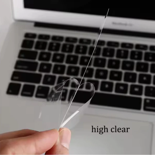 MacBook Pro 16.2 M2 M3 M4 Parlak Anti Scratch Ekran Koruyucu Retina Net Goruntu Touch ID - Resim 3