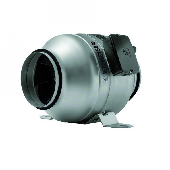 Jetline 125 Soler Palau Yuvarlak Kanal Tipi Metal Fan Termal Koruma Sessiz Blok AGMair Agm Havalandırma - 2