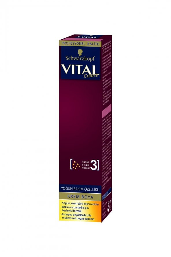 Vıtal Tüp Krem Boya  6-99 Vişne Kızıl