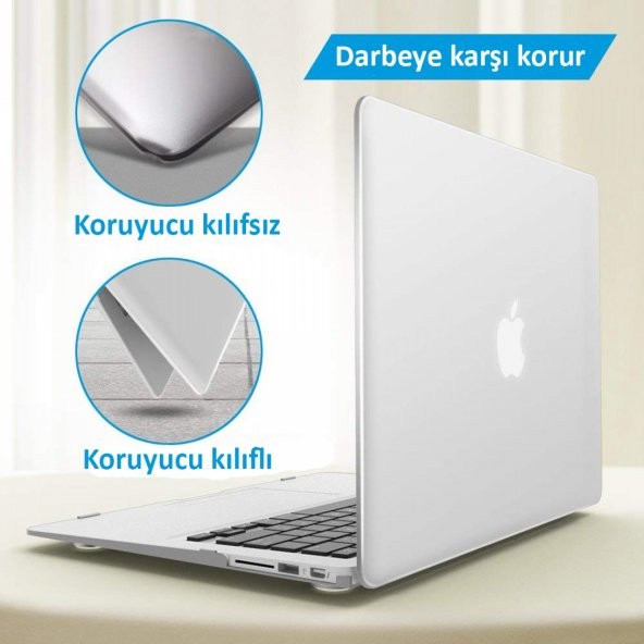 Codegen Apple 13" 13 inc Macbook Pro A1706 A1708 Mavi Kılıf Kapak CMPT-133LB - 3