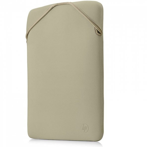 HP 15.6 inç Çift Taraflı Fermuarsız Neopren Kılıf - Siyah & Altın 2F2K6AA - 3