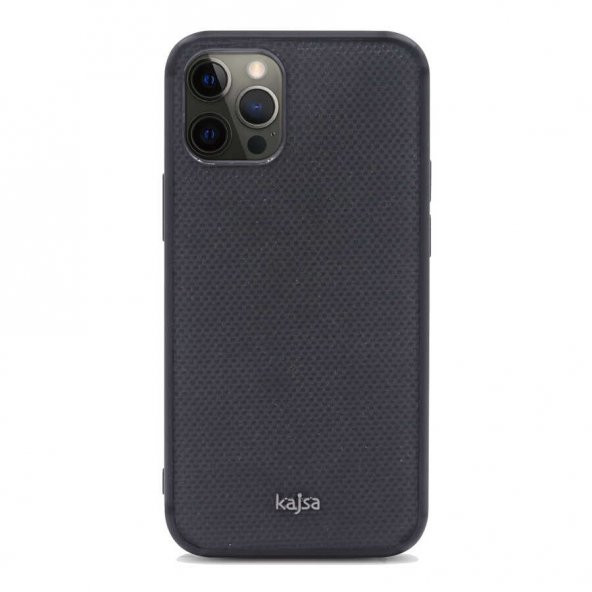 iPhone 12 Pro Kılıf Kajsa Preppie Serisi Dark Kapak - 6