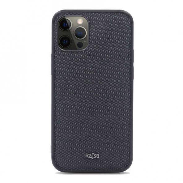 iPhone 12 Pro Kılıf Kajsa Preppie Serisi Dark Kapak - 7