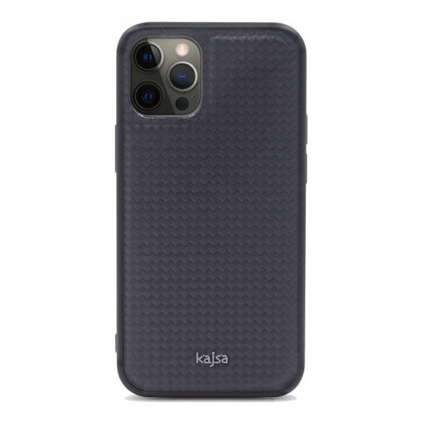 iPhone 12 Pro Kılıf Kajsa Preppie Serisi Dark Kapak - 8