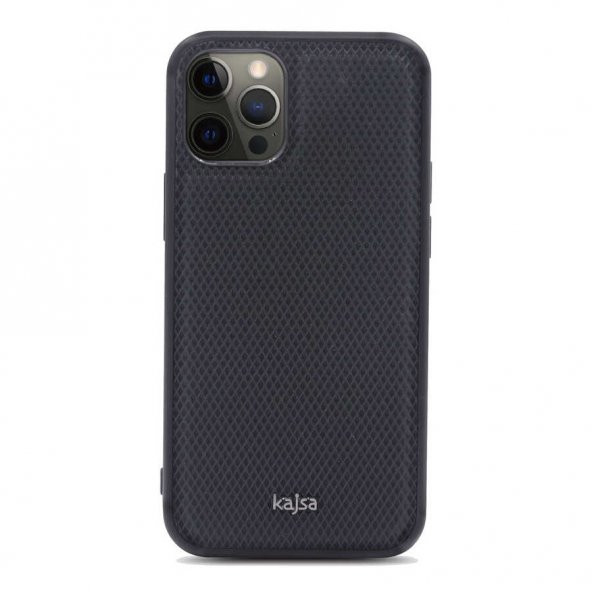 iPhone 12 Pro Kılıf Kajsa Preppie Serisi Dark Kapak - 9