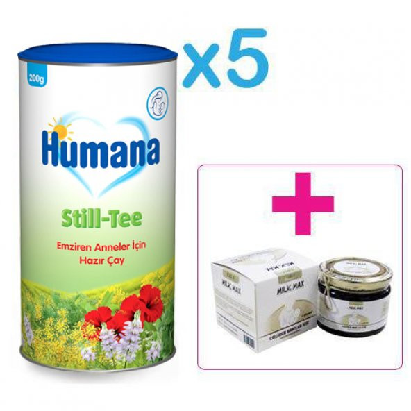 Humana Still Tee Bitki Çayı - 5 Kutu + Esela Milk Max