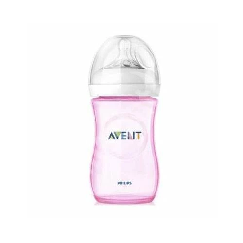 Philips Avent PP Natural Tekli Biberon Pembe 260 ml - SCF 694/17